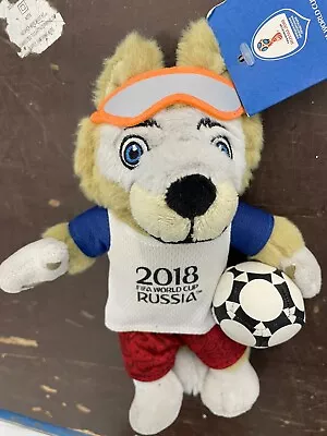 Buy 2018 Fifa World Cup Russia Zabivaka Fox Plush Stuffed Animal Mascot BNWT, Rare • 6.99£