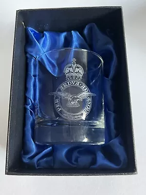 Buy RAF Royal Air Force Crest On Whisky Glass + Gift Box Retirement Birthday • 29.99£