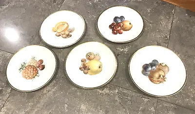 Buy Vintage 5 Porcelain Thomas Bavaria  7.5  Fruit/dessert Plates Gold Rim • 23.30£