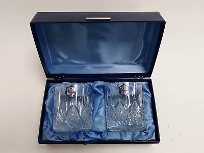 Buy Stuart Crystal Short Whiskey Tumblers 'Shaftesbury' 30% Lead Crystal Preowned • 9.99£