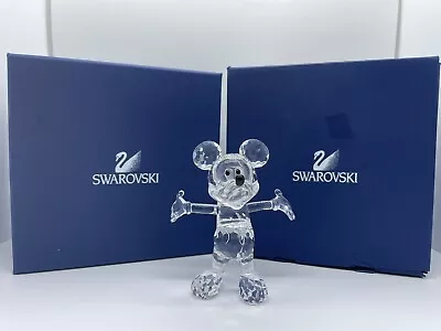Buy Beautiful Swarovski 687414 Lalique Crystal Figurine Walt Disney Mickey Mouse Ob • 147.98£