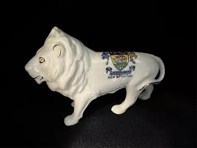 Buy Arcadian Crested China Lion With New Brighton Crest • 15£