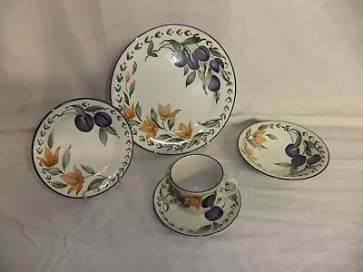 Buy Staffordshire Tableware - Plums - NEW Microwave & Dishwasher Safe Pottery - R9 • 4.93£