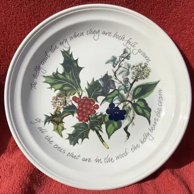 Buy Portmeirion The Holly & The Ivy Dinner Plate 10.5  27cm • 15£