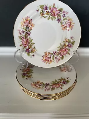 Buy Colclough Wayside X 6  Side Tea Plate Replacement English Fine Bone China VGC • 20£