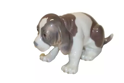 Buy Lladro Sad Puppy Dog Figurine #1071~ Retired  6  Long ~ 3  Tall Beagle Hound • 32.61£