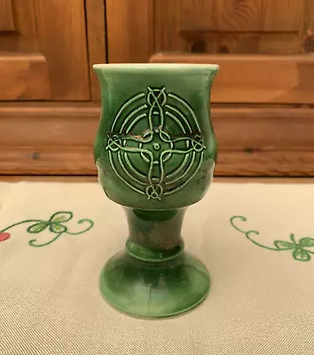 Buy Persabus Pottery, Islay, Celtic Cross Goblet, Hairline Crack, Scottish Pottery • 10£