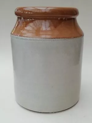 Buy Vintage Salt Glaze Stoneware Kitchen Utensil Holder Jar 20 Cm High 15cm Diameter • 19.99£