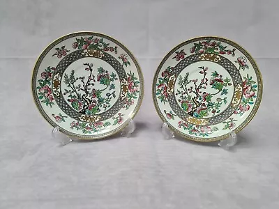 Buy Pair Of Antique / Vintage Minton's Indian Tree 6.5 Inch Plates #81 • 10.93£