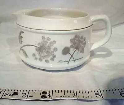 Buy Grindley Of Stoke Milk Jug Or Sauce Gravy Boat Evening Gala White Floral Pattern • 4.50£