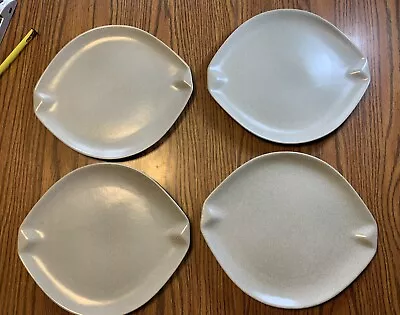 Buy 4 Vintage ROSEVILLE Art Pottery BEN SEIBEL RAYMOR Gray 152 12  Dinner Plates • 55.92£