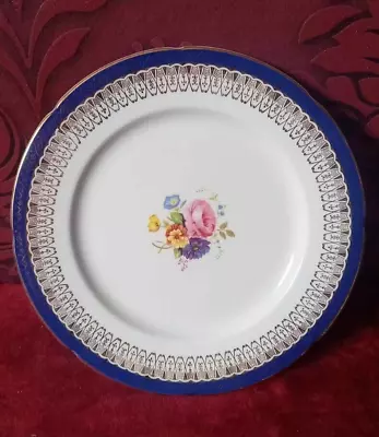 Buy Royal Grafton Majestic Blue Side Plate. Fine Bone China. Hand Decorated. • 4.99£