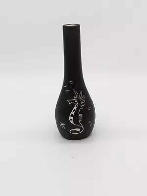 Buy Dutch L' Ancora Kroon Kroonenberg Ceramics Vase With Seahorse 1950/60 • 35£