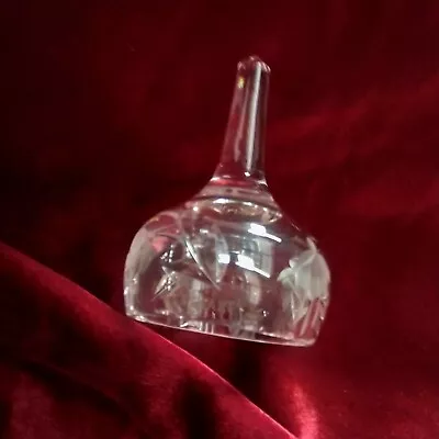 Buy Stuart Glass Crystal “CASCADE  Fuchsia Liqueur / Spirit Measure? 8cms • 14.99£