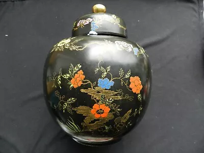 Buy Art Deco Lawley's Norfolk Pottery Stoke` Ginger Jar - Chinese Style Decor - 18cm • 9.99£