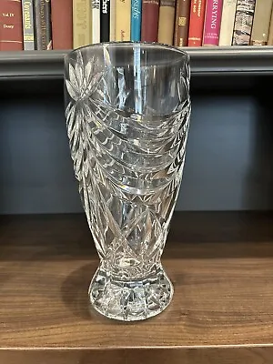 Buy Vintage HAND CUT LEAD CRYSTAL Over 24% 12  VASE FRANCE 8 Lbs • 14.91£