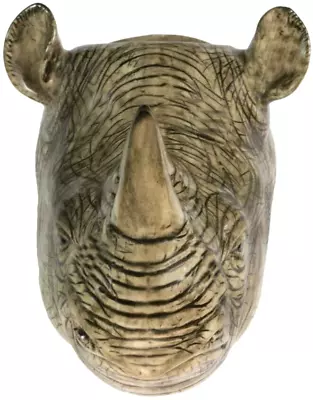 Buy Rhino Wall Vase Rhinoceros Pottery Animal Vase By Quail Ceramics  • 44.95£