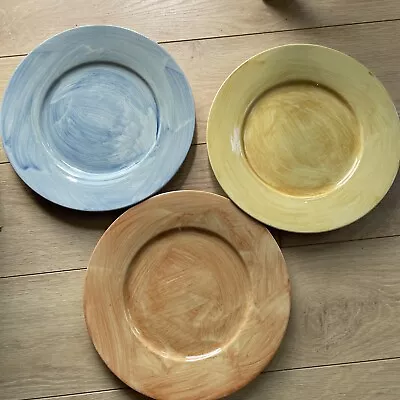 Buy Poole Pottery Fresco Charger Plate. Serving Pasta Salad X 3 • 15£