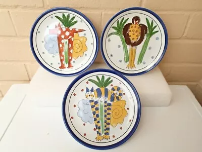 Buy Set 3 Vintage St Michael Decorative Plates . Cat, Dog, Bird.  02233. VGC • 14.95£