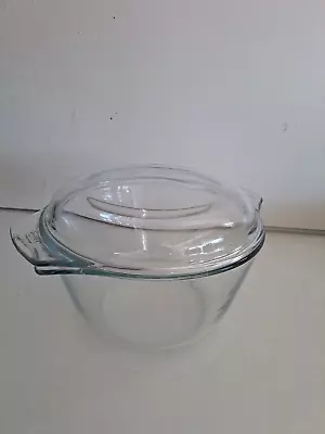 Buy Vintage Corning Pyrex Round Glass Casserole Dish With Lid 3L..8.5  Diameter • 14.99£