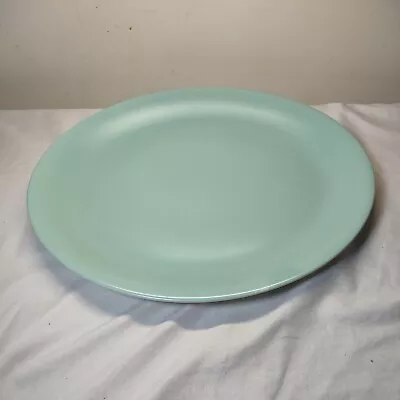 Buy Poole Pottery Oval Dinner CHARGER Plate 36 Cm X 30 Cm In Twintone ICE GREEN A5 • 12.86£