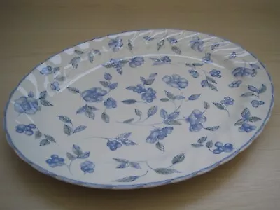 Buy Vintage BHS Bristol Blue 12 Inch Oval Serving Platter Steak Plate MORE AVAIL. • 9£