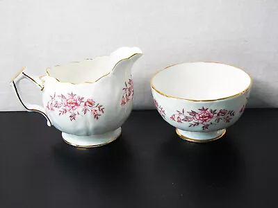 Buy Aynsley 27 Bone China Sugar Bowl Creamer Pink Flowers • 27.96£