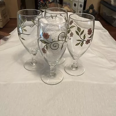 Buy Vintage ROYAL DOULTON  Cinnabar  ICED BEVERAGE TEA WATER GOBLET *Set Of 4* • 18.63£