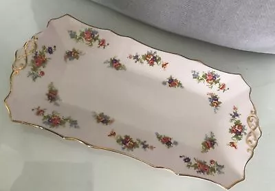 Buy Vintage Tuscan Fine English Bone China Gold Trimmed 11 1/4 L 5 1/2 W Floral  • 2.50£