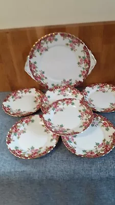 Buy Royal Stafford Olde English Garden 7 Piece Plate Set • 10£