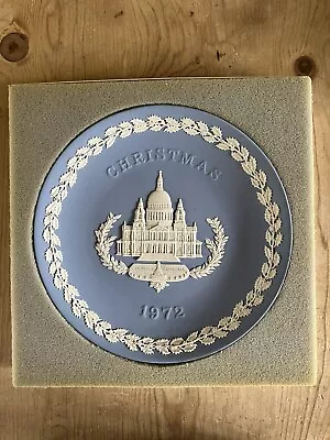 Buy Wedgewood Jasperware Christmas Plate 1972 • 7.77£