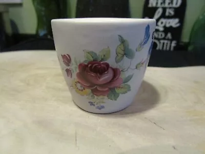 Buy Pre-owned Buckfast Devon Ceramic Floral Egg Cup - Clovelly - Good Condition • 4£