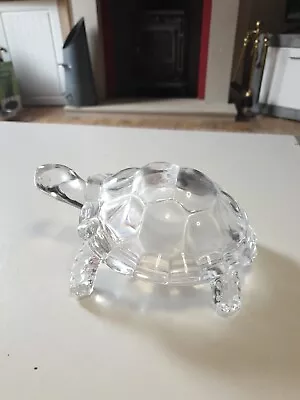 Buy  Vintage Tortoise Turtle Cristal D'ARQUES Crystal Glass Ornament  • 6.95£
