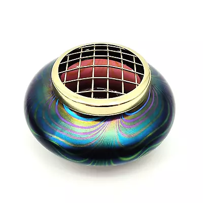 Buy OKRA England Nebula Swirl Posy Bowl Glass Art • 75£