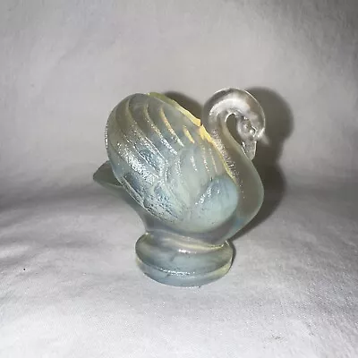 Buy Signed Sabino France Cygnet Swan Opalescent Art Glass Figurine Paper Label • 37.28£