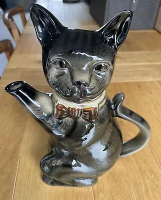 Buy Vintage Staffordshire Pottery Tony Wood Pussy Foot Cat Tea Pot Collectors • 29.99£