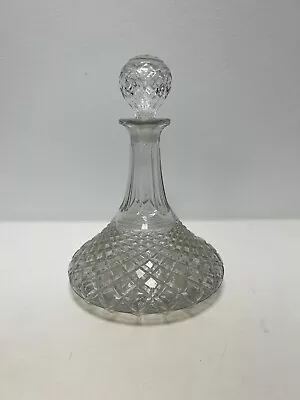 Buy Alana Crystal Glass Decanter With Stopper 26cm Tall  (11) • 25£