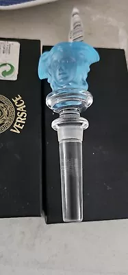 Buy Versace / Rosenthal Medusa Light Blue Bottle Stopper ..new Boxed • 39.99£