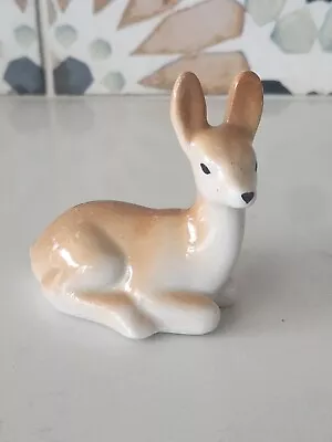 Buy Vintage  Riga USSR Porcelain Doe Deer Figurine • 17.71£