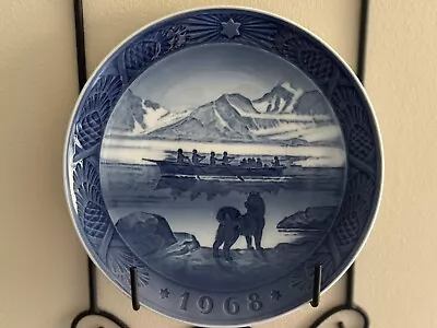 Buy Royal Copenhagen Danish Porcelain Plate The Last Umiak 1968 • 7.45£