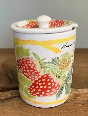 Buy Vintage The National Trust English Bone China Garden Fruits Jam Preserve Pot • 4.99£