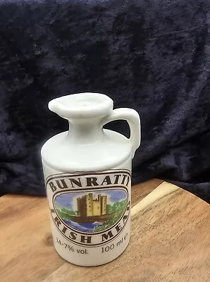 Buy Miniature 4” Bunratty Irish Mead Jug Stoneware Whiskey Bottle Irish Castle Empty • 6.51£