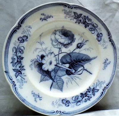 Buy Ridgway & Morley Circa 1842 VERONA Pattern Rare Blue White Antique  B45C • 11.99£