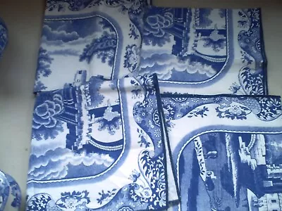 Buy Spode England Italian Spode Design Napkins X4 • 14.99£