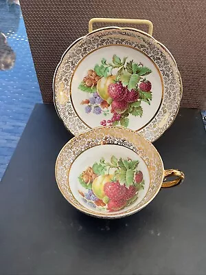 Buy Royal Stanley  Cup & Saucer  1930s. Summer Fruits. Including Strawberry’s.  • 15£