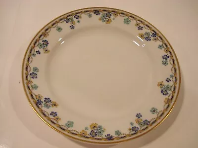 Buy Limoges France Porcelain China By Haviland 6  Bread & Butter Plates Blue Flower • 12.11£
