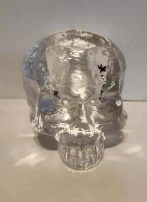 Buy Kosta Boda Glass Skull Clear Votive Tea Light Candle Holder Signed • 37.28£