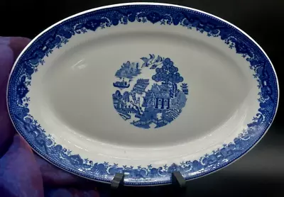 Buy 12  Serving Platter Blue Willow 12  JACKSON Restaurant Ware 1973 Heavy! Diner • 23.29£