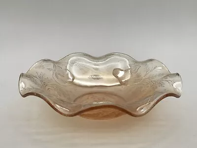 Buy Vintage Carnival &/or Pressed Glass Bowl Candy Bowl ~10  Wide 2 1/4  High • 11.18£