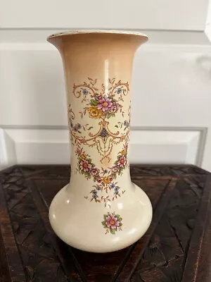 Buy Antique Crown Ducal 27cm Vase With LOUIS Blush Ware Pattern. Circa 1915-1919. • 45£